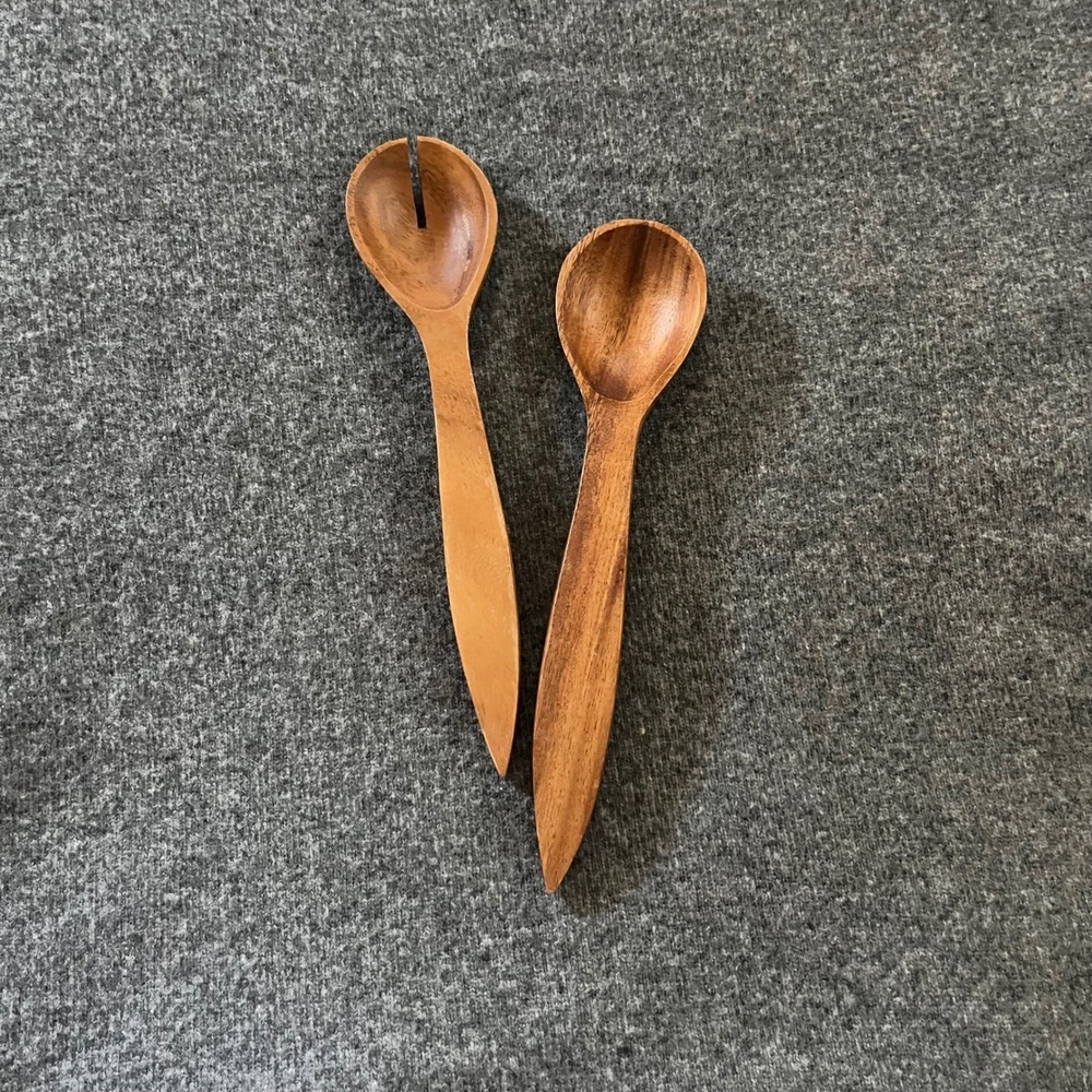 Acacia Wooden‎ Salad Servers
